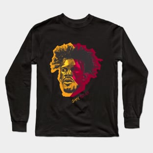 Jimmy Butler Sketch - Real Heat Colors Long Sleeve T-Shirt